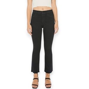 Mother Lil Hustler Ankle Fray Flare Jeans Encounters At Night 26 Petite